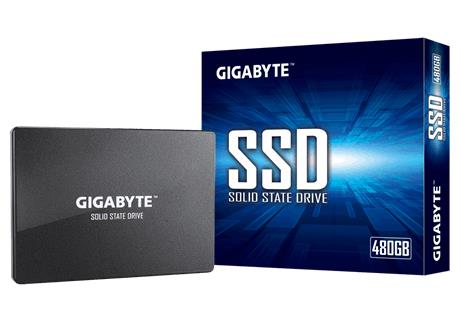 SSD|GIGABYTE|480GB|SATA 3.0|Write speed 480 MBytes/sec|Read speed 550 MBytes/sec|2,5"|TBW 200 TB|MTBF 2000000 hours|GP-GSTFS31480GNTD