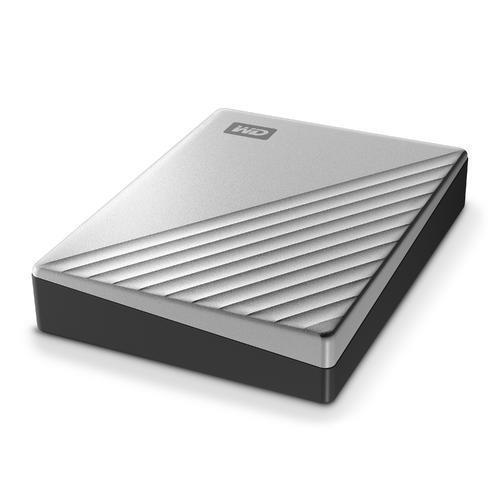 External HDD|WESTERN DIGITAL|My Passport Ultra for Mac|WDBPMV0050BSL-WESN|5TB|USB-C|USB 3.2|Colour Silver|WDBPMV0050BSL-WESN