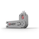 USB PORT BLOCKER KEY/PINK 40620 LINDY