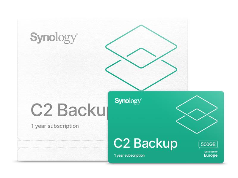 SOFTWARE LIC C2 STORAGE BACKUP/C2-BACKUP500G-1Y-EU SYNOLOGY