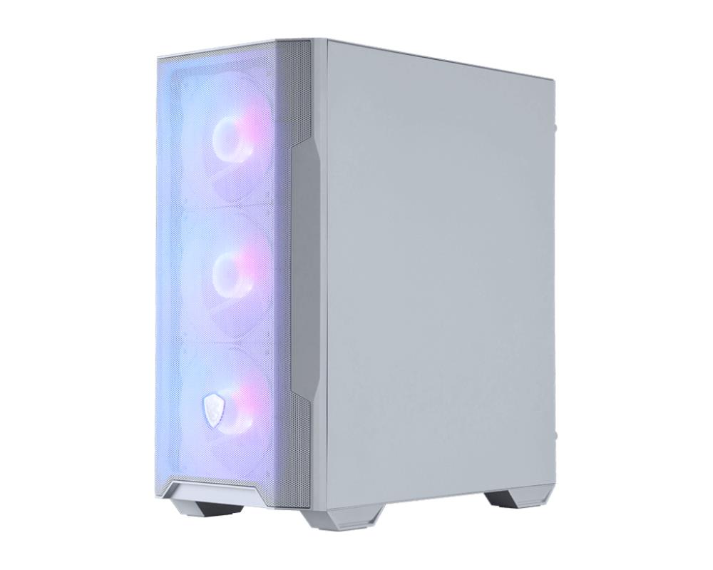 Case|MSI|MAG FORGE M100R / WHITE|Micro|Not included|MicroATX|MiniITX|Colour White|MAGFORGEM100RWHITE